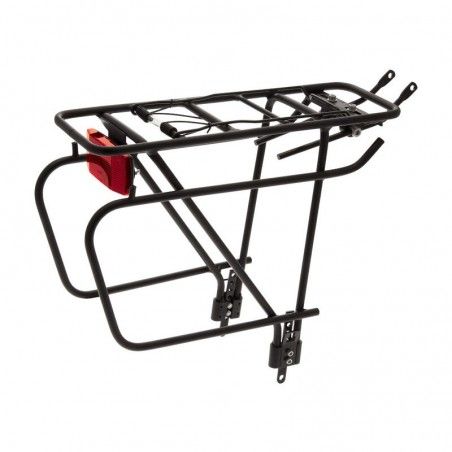 Touring rear rack with universal luggage racks  - 1