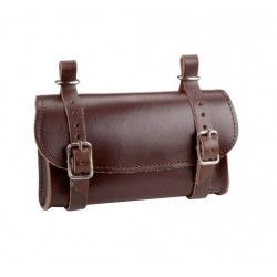 Leather Handbag saddle brown BRN - 1