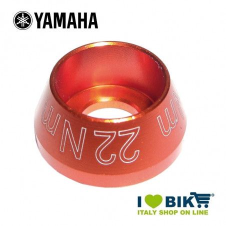 Screw plug for Yamaha E-Bike engine orange anodized  - 1