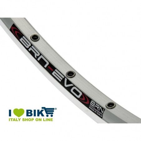 Cerchio BRN Corsa Evo 28 a 32 fori Silver  - 1