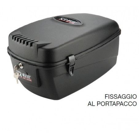 Handbag with fastening to the parcel rack 17 liters BRN - 1