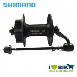 Mozzo ruota 32 fori  anteriore Shimano freno a disco 6 fori nero Shimano - 1