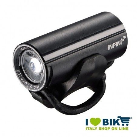 Fanale a Led Infini I-273P Micro Luxo nero con entrata USB INFINI - 1