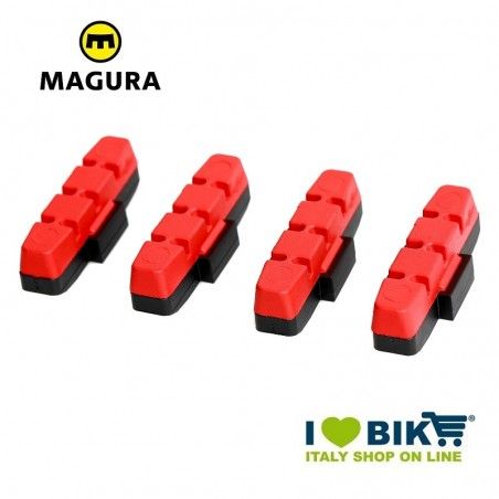 Replacement Magura V-brake skids mix red Magura - 1