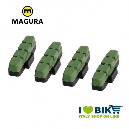 Ricambio pattini Magura V-brake mescola Verde Magura - 1