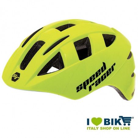 Casco Speed Racer Giallo fluo  - 1