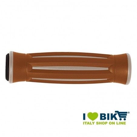 Coppia manopole BRN America crema e marrone 130 MM BRN - 1