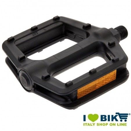 Coppia Pedali Fixed/Bmx neri perno sottile 1/2 BRN - 1