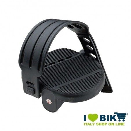 Bike pedals with straps pivot  9/16 on balls  - 1