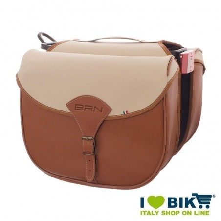 Paris luggage bag in honey-cream Leatherlike  - 1